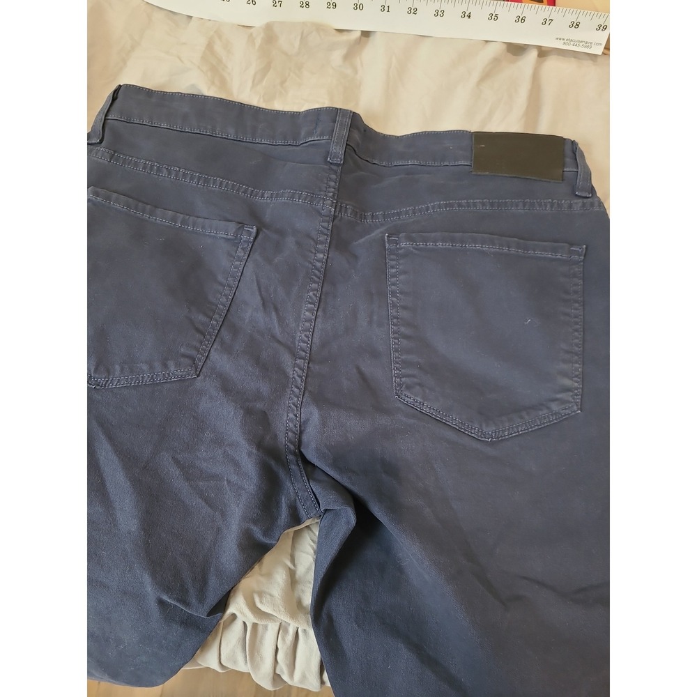Paige Normandie Blue Cadet Men's SZ 33 straight leg jean w/stretch casual prep - Picture 12 of 12
